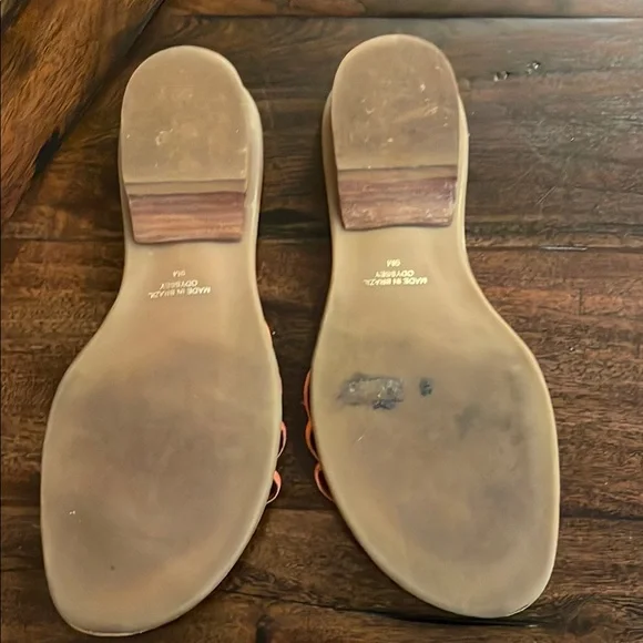 🦋 Nicole Women's Orange Sandals - Picture 2 of 11